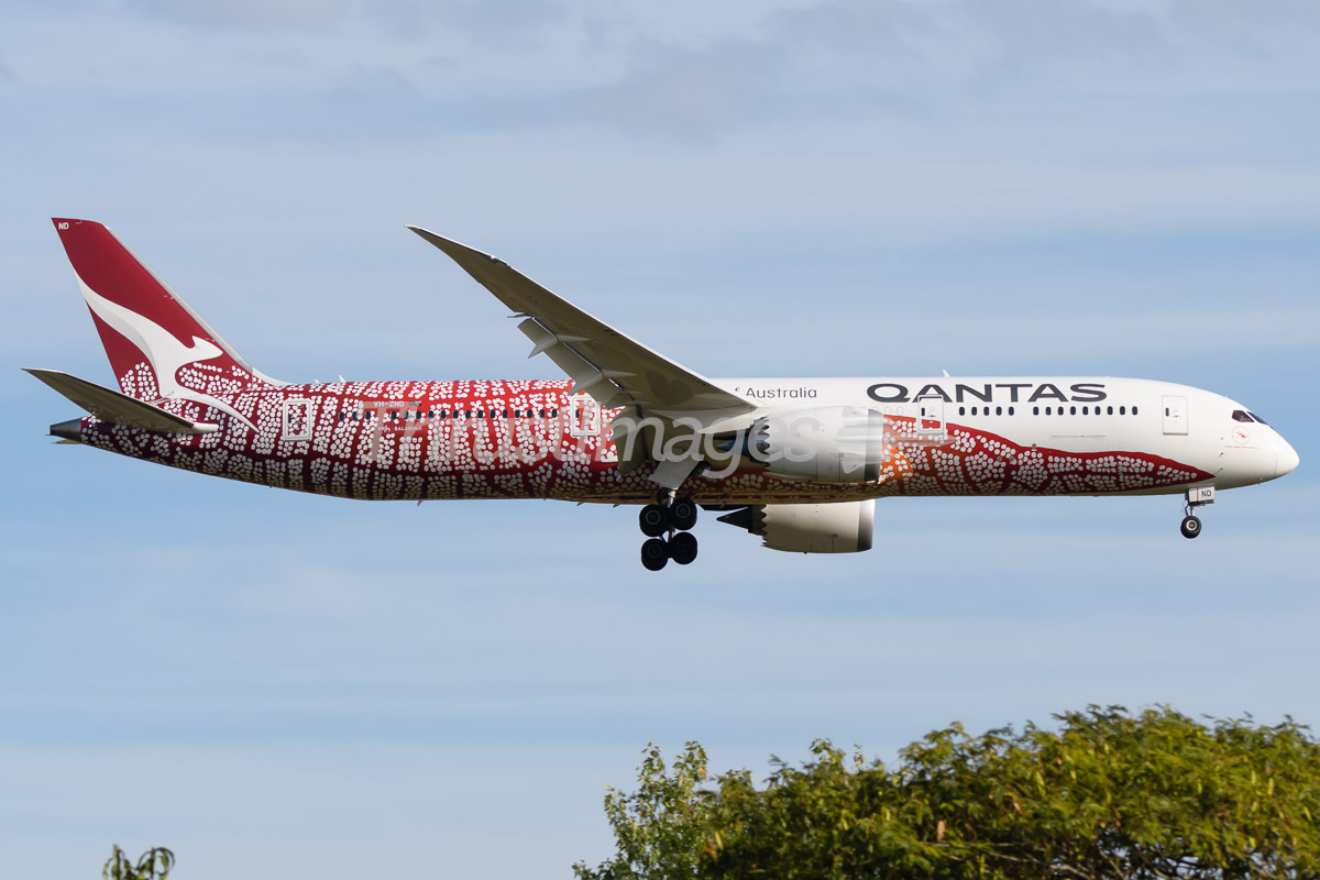 Qantas VH-ZND Yam Dreaming Boeing 787
